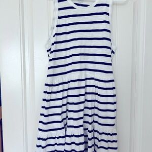 Market & Spruce Navy and White Striped Dress